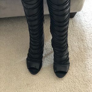 Vince Camuto heeled peep toe boots